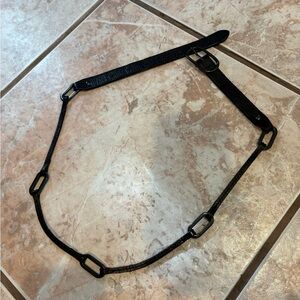 GAP xs boho leather chain buckle western belt